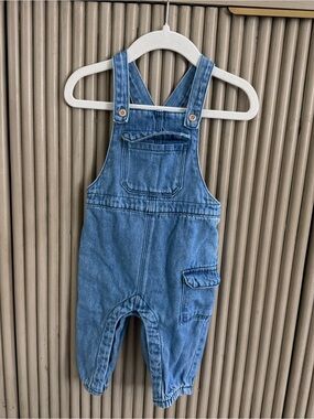 Zara Kids Light Blue Overalls